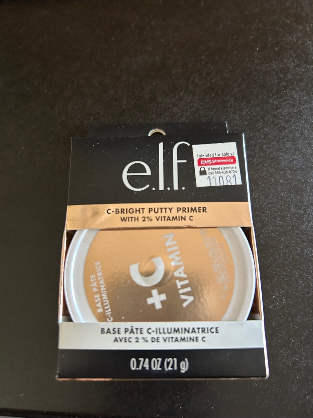 e.l.f. C-Bright Putty Primer Vitamin C - Peach Beige